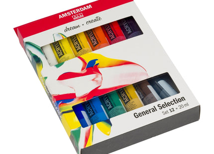 Talens Amsterdam Standard Series Set Acrílicos Selección General Tubo 20ml Estuche 12 Ud