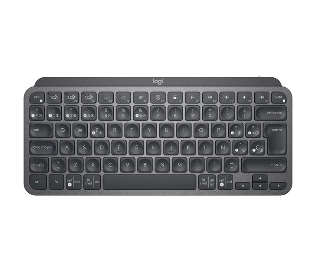 Teclado Español Logitech Mx Keys Mini Rf Wireless + Bluetooth Qwerty Grafito