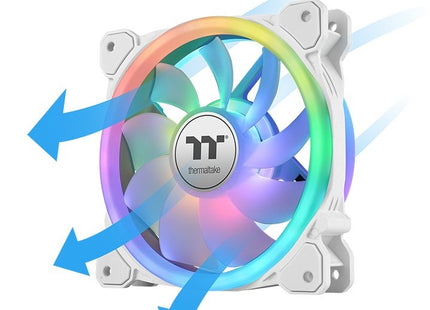 Thermaltake Swafan 12 Rgb Radiador Fan Tt Premium Edition White (3-Fan Pack) Cl-F145-Pl12sw-A