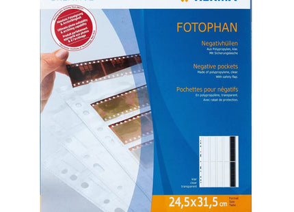 Herma Negative Pockets Pp Clear 25 Sheets/4-Strips 7760 Hojas