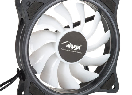 Ventilador Akyga Aw-12d-Rgb 120 Mm 15 Led Rgb 6 Pines