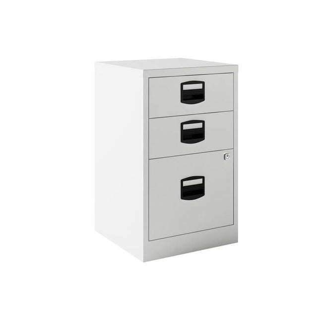 Bisley Archivador Metalico 2 Cajones Personales + 1 Cajón Archivo A4 Fondo 40cm Gris