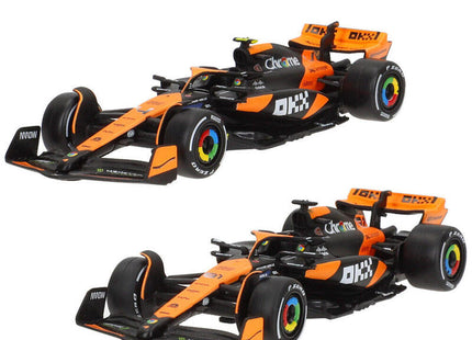 Blister 2 Coches Mclaren Mcl38 F1 2024 Metal
