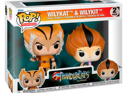 Blister 2 Figuras Pop Thundercats Wilykat & Wilykit