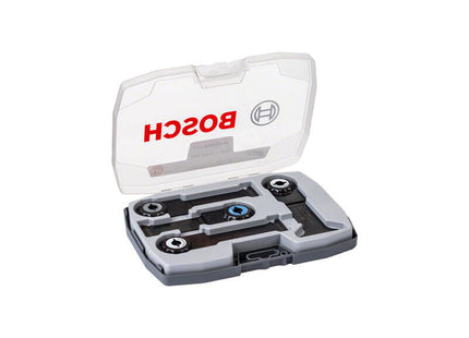 Bosch Starlock Max Best Of Heavy Duty Set, Juego De Hojas De Sierra De 4 Piezas (Para Herramientas Multifuncionales) 2608664132