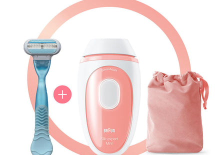 Braun Silk-Expert Pro Silk-Expert Mini Luz Pulsada Intensa (Ipl) Rosa, Blanco