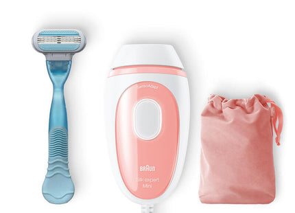 Braun Silk-Expert Pro Silk-Expert Mini Luz Pulsada Intensa (Ipl) Rosa, Blanco