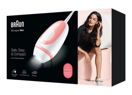 Braun Silk-Expert Pro Silk-Expert Mini Luz Pulsada Intensa (Ipl) Rosa, Blanco