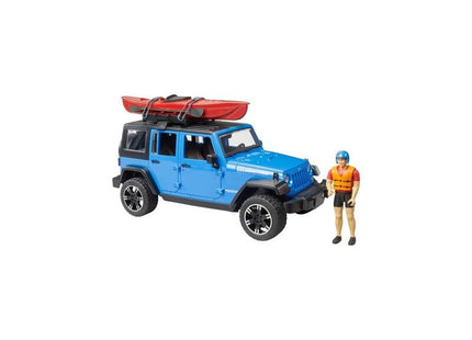 Bruder Jeep Wrangler Rubicon Unlimited Con Kayak Y Figura, Modelo De Vehículo 4001702025298