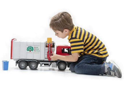 Bruder Man Tgs Camión De Basura Con 2 Cubos De Basura