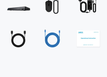 Reolink Nvs16, Grabador De Vídeo En Red Negro, 16 Canales Nvs16