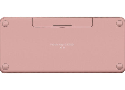 Teclado Inglés Logitech Pebble Keys 2 K380s Rf Wireless + Bluetooth Qwerty Internacional De Ee.Uu. Rosa