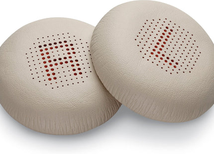 EAN 0197497574432 - Poly Blackwire 7225 Sand Leatherette Ear Cushions (2 Pieces) Juego de fundas protectoras desechables imagen 1