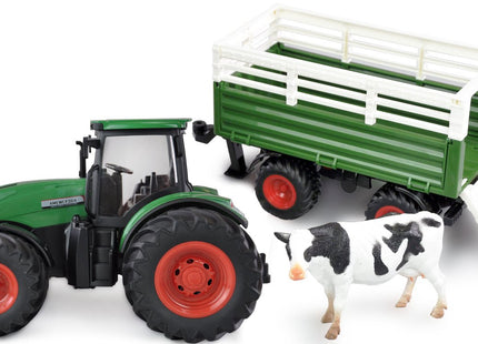 Amewi Rc Traktor Con Viehtransporter Liion 500mah Verde 6+