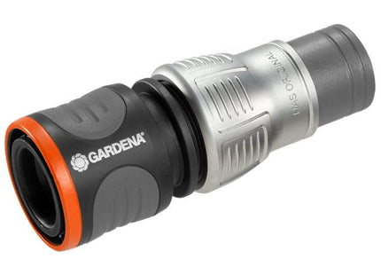 Gardena 18255-50 Accesorio Para Manguera Conector De Manguera Metal Negro, Plata 1 Pieza(S)