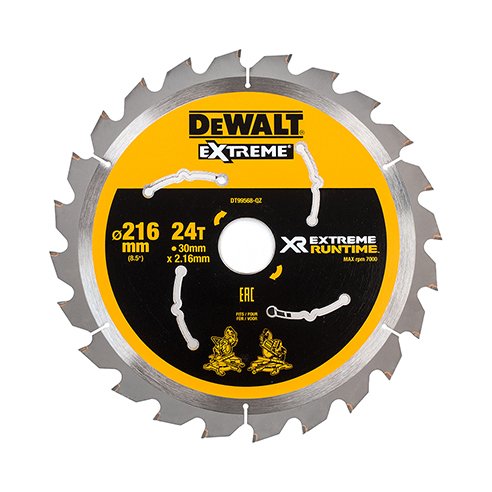 Hoja De Sierra Dewalt Dt99568-Qz  Circular 21,6 Cm 1 Pieza(S) Madera, 21,6 Cm, 3 Cm, 1,6 Mm, 2,16 Mm, Makita