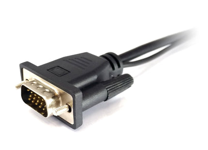 Equip Adaptador Vga Macho A Hdmi Hembra Con Audio Jack 3.5 119038