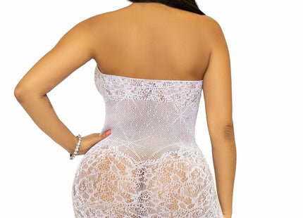 Leg Avenue - Mini Vestido Con Pedrería Talla Única - Blanco