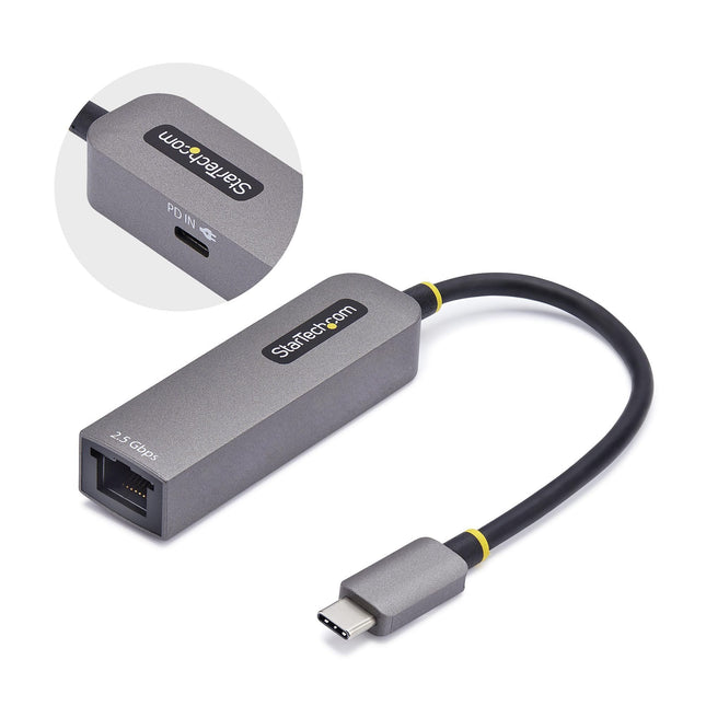 EAN 0065030904742 - StarTech.com 2GPD3-USB-C-ETHERNET adaptador y tarjeta de red 5000 Mbit/s imagen 1