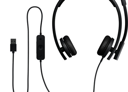EAN 5099206122666 - Logitech H570e Auriculares Alámbrico Diadema Oficina/Centro de llamadas USB tipo A Negro imagen 5