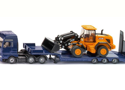 Siku Camión Super Man Con Góndola Rebajada Y Cargador De Ruedas Jcb, 1790