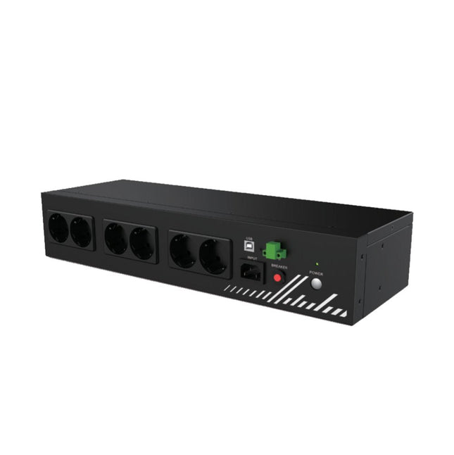 Unidad De Distribución Para Alimentación Phasak Compact 800 Va 9a 8x Schuko Formato Rack 2u