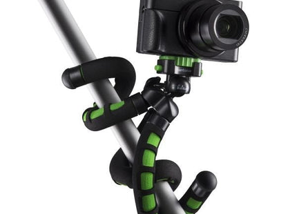 Mantona 21401 Tripode Smartphone/Cámara Digital 3 Pata(S) Negro, Verde