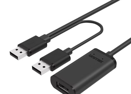 EAN 4894160033246 - UNITEK Y-279 cable USB USB 2.0 20 m 2 x USB A USB A Negro imagen 1