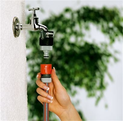 Ladrón De Agua Gardena   Para Grifos Sin Rosca, Pieza Grifo 02908-20