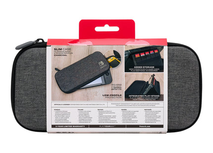Powera 1522651-01 Funda Para Consola Portátil Funda Protectora Rígida Nintendo Carbón Vegetal