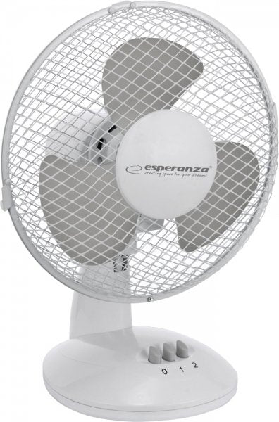 Ventilador De Sobremesa Esperanza Ehf004we 23cm Blanco / Gris