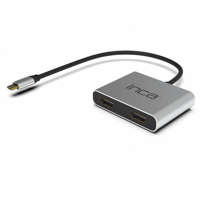 Inca Adaptador Itpc-4 Typ C > 2xhdmi 4k30hz,1xusb-A,1xusb-C