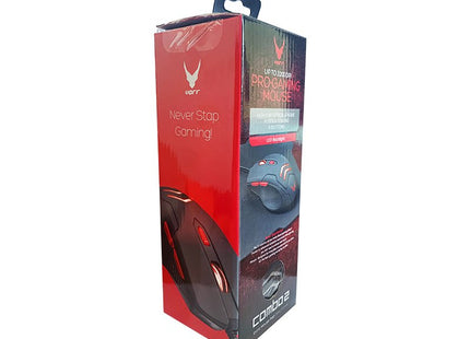 Omega Varr Kit Gaming Raton 1000 - 3200dpi + Alfombrilla Xl Negro/Rojo Vsetmpx4