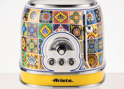 Tostadora Ariete 0155/0p 6 2 Rebanada(S) 815 W Multicolor, Amarillo