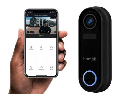 Pack De Timbre Inteligente Hombli Negro, Blanco