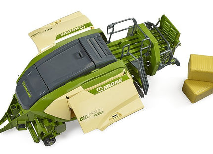 Bruder Krone Big Pack 1290hdp Vc, Verde, Con 2 Pacas Cuadradas 2033