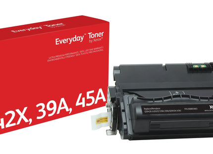 Tóner De Cartucho Negro Equivalente A Hp 42x / 39a / 45a