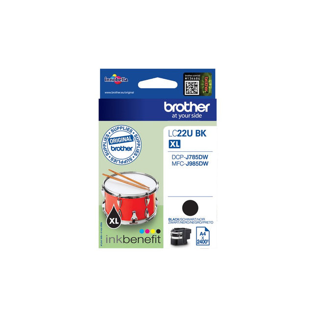 EAN 4977766759649 - Brother LC22UBK cartucho de tinta 1 pieza(s) Original Negro imagen 2