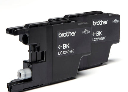 Brother Tinta Lc-1240bk Black Twinpack 2x Black, Blister
