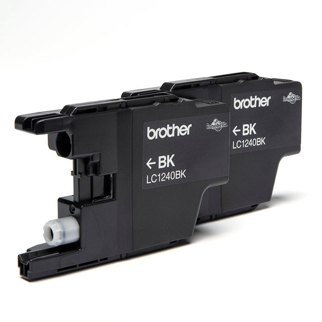 Brother Tinta Lc-1240bk Black Twinpack 2x Black, Blister