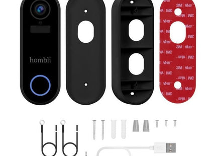 Pack De Timbre Inteligente Hombli Negro, Blanco