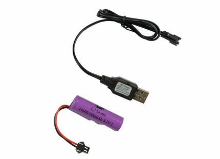 Amewi Rc Auto Feuerwehr Truck Li-Ion Akku 500mah Azul 6+