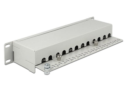 Delock 43299 10" Patch Panel 12 Port Cat.6 Grey