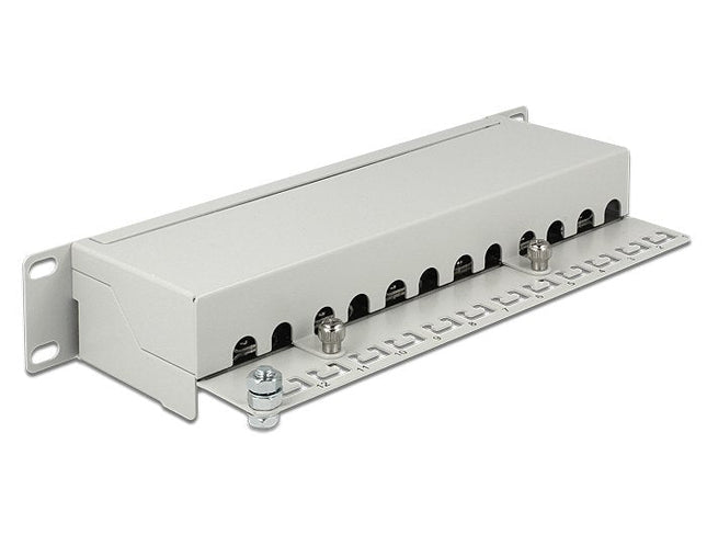 Delock 43299 10" Patch Panel 12 Port Cat.6 Grey