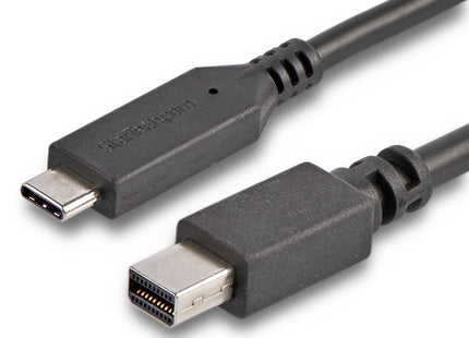 Startech.Com Cable Adaptador De 1,8m Usb-C A Mini Displayport 4k 60hz - Negro - Cable Usb Tipo C A Mdp - Cable De Vídeo Usbc, 1,8 M, Usb C, Mini Displayport, Macho, Macho, Derecho