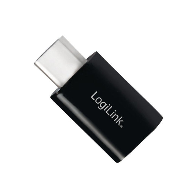 Logilink - Adaptador Bluetooth V4.0 Usb-C  Dongle, Negro Bt0048