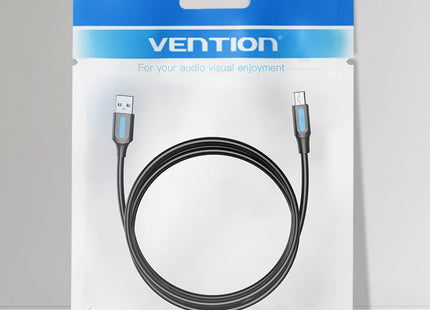 Cable Usb 2.0 Vention Combi Usb Macho Miniusb Macho 3m Negro