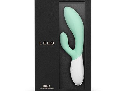 Lelo - Ina 3 Verde Vibrador Rabbit Lujo Verde Agua