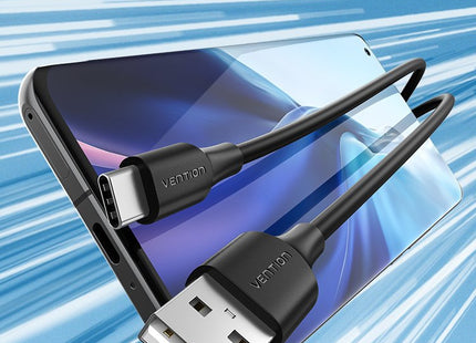 Cable Usb 2.0 Vention Cthbf Usb Tipo-C Macho Usb Macho 1m Negro