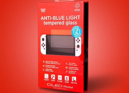 Protector De Pantalla Con Filtro De Luz Azul Fr-Tec Anti Blue Light Para Nintendo Switch Oled